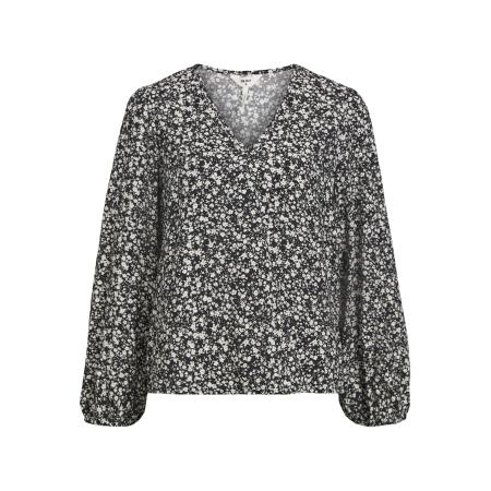 Object OBJECT Blouse Leonora zwart / wit