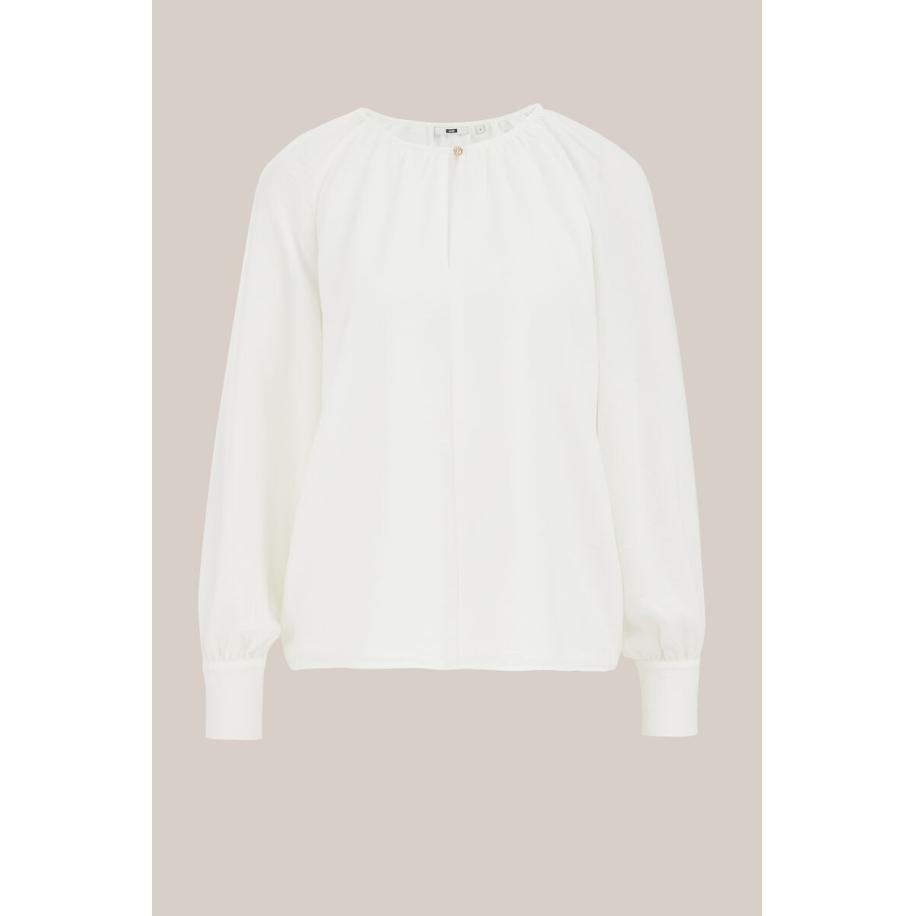 WE Fashion Dames blouse - Regular fit - Wit - Maat: XS Wit