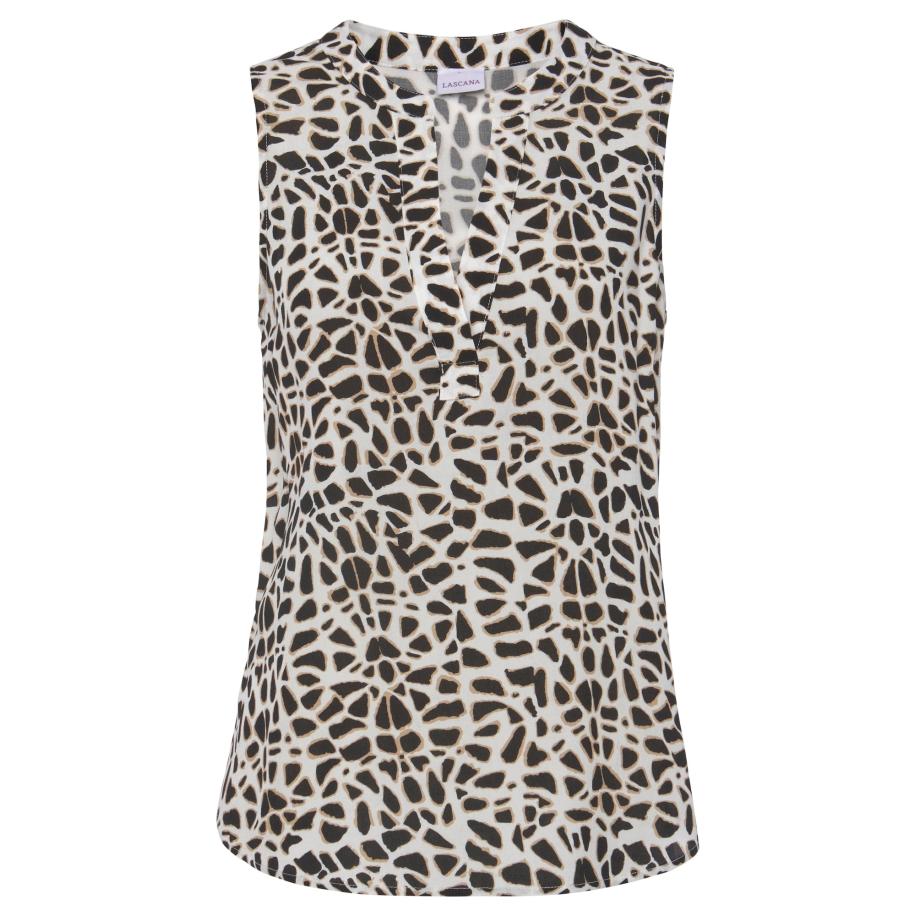 Lascana LASCANA Blouse crème / zwart -