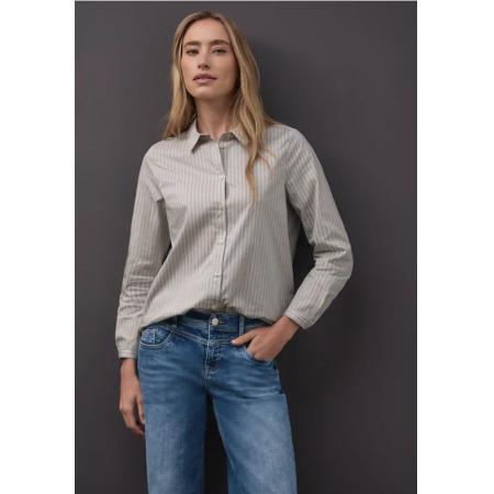 Street One Gestreepte zakelijke blouse