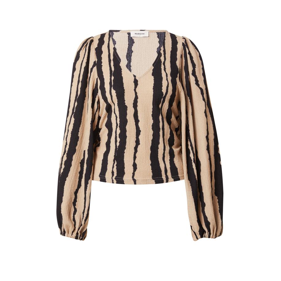 Modström modström Blouse Harland beige / zwart -