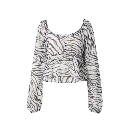 Envii Envii Blouse MATCH zwart / wit