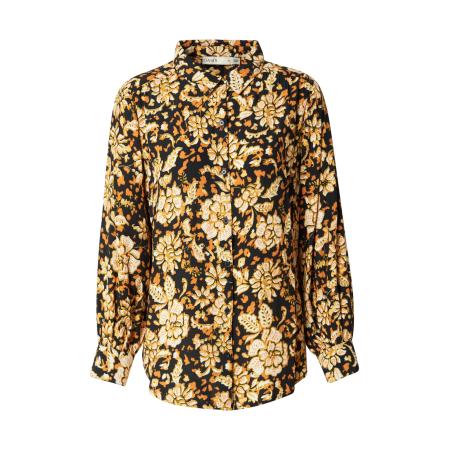 Oasis Oasis Blouse mosterd / koraal / zwart / wit