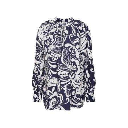 Seidensticker SEIDENSTICKER Tuniek August Drop 252 marine / offwhite