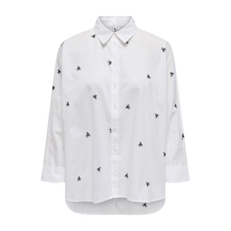 Only ONLY Blouse ONLNEW LINA GRACE zwart / wit