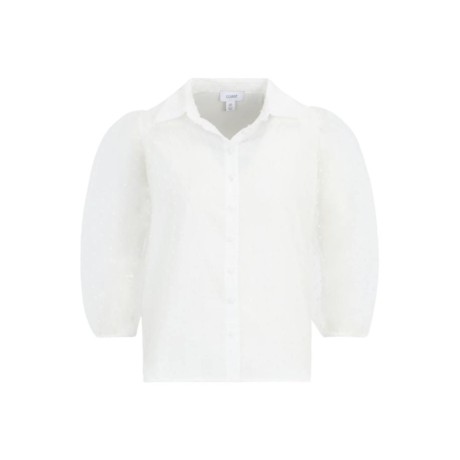 Coast Coast Blouse Dobby offwhite -