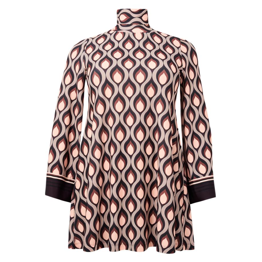 Yoek YOEK Tuniek beige / navy / roestbruin -