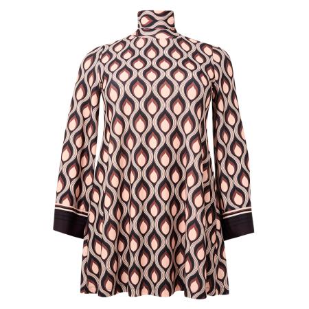 Yoek YOEK Tuniek beige / navy / roestbruin