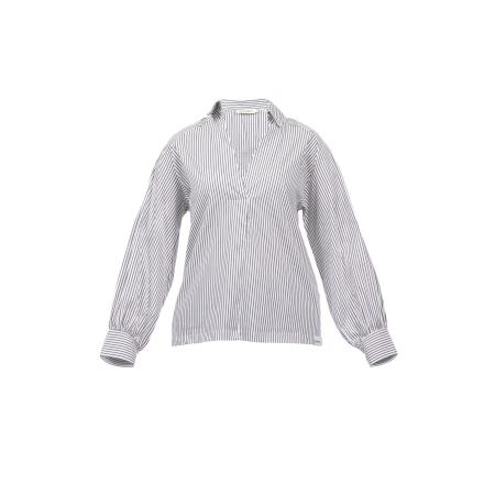 Suri Frey Suri Frey Blouse donkergrijs / wit