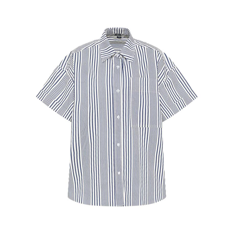 DreiMaster DreiMaster Maritim Blouse marine / wolwit -