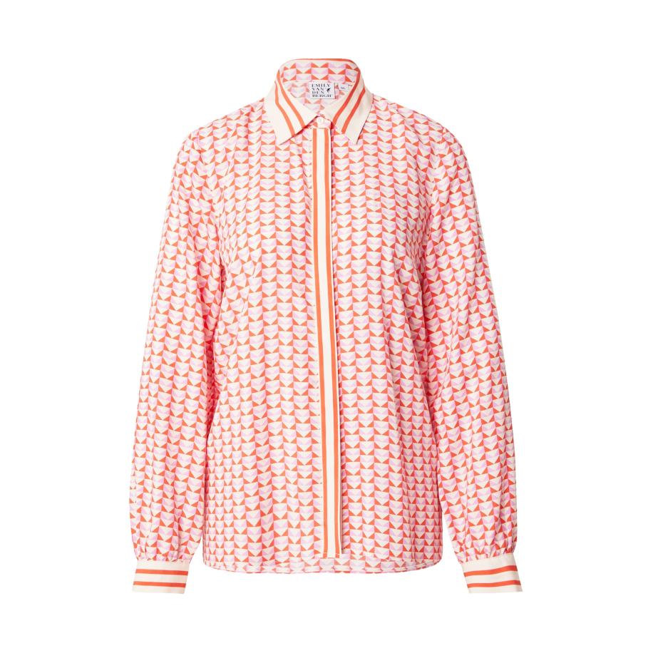 Emily van den Bergh Emily Van Den Bergh Blouse lavendel / oranje / natuurwit -