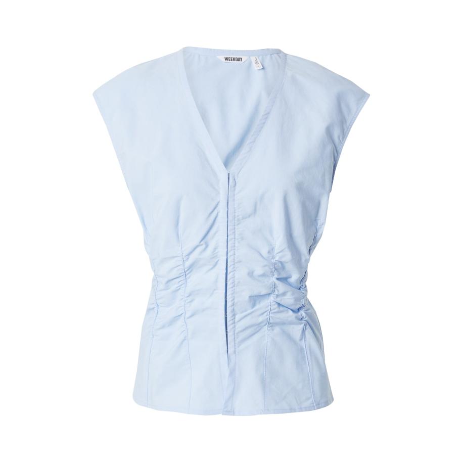 Weekday WEEKDAY Blouse Alec hemelsblauw -