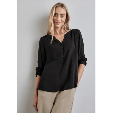 Street One Basic blouse in effen kleur