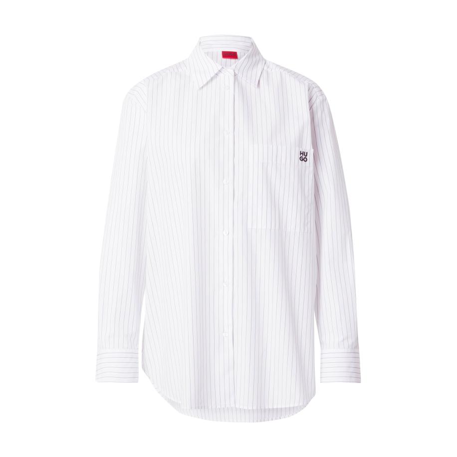 Hugo Boss HUGO Blouse zwart / wit -