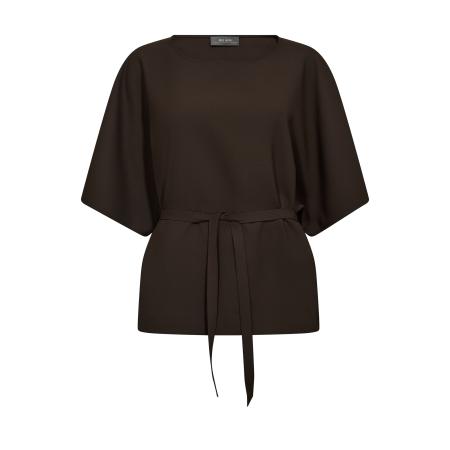 Mos Mosh MOS MOSH Blouse Rikala Miley kastanjebruin