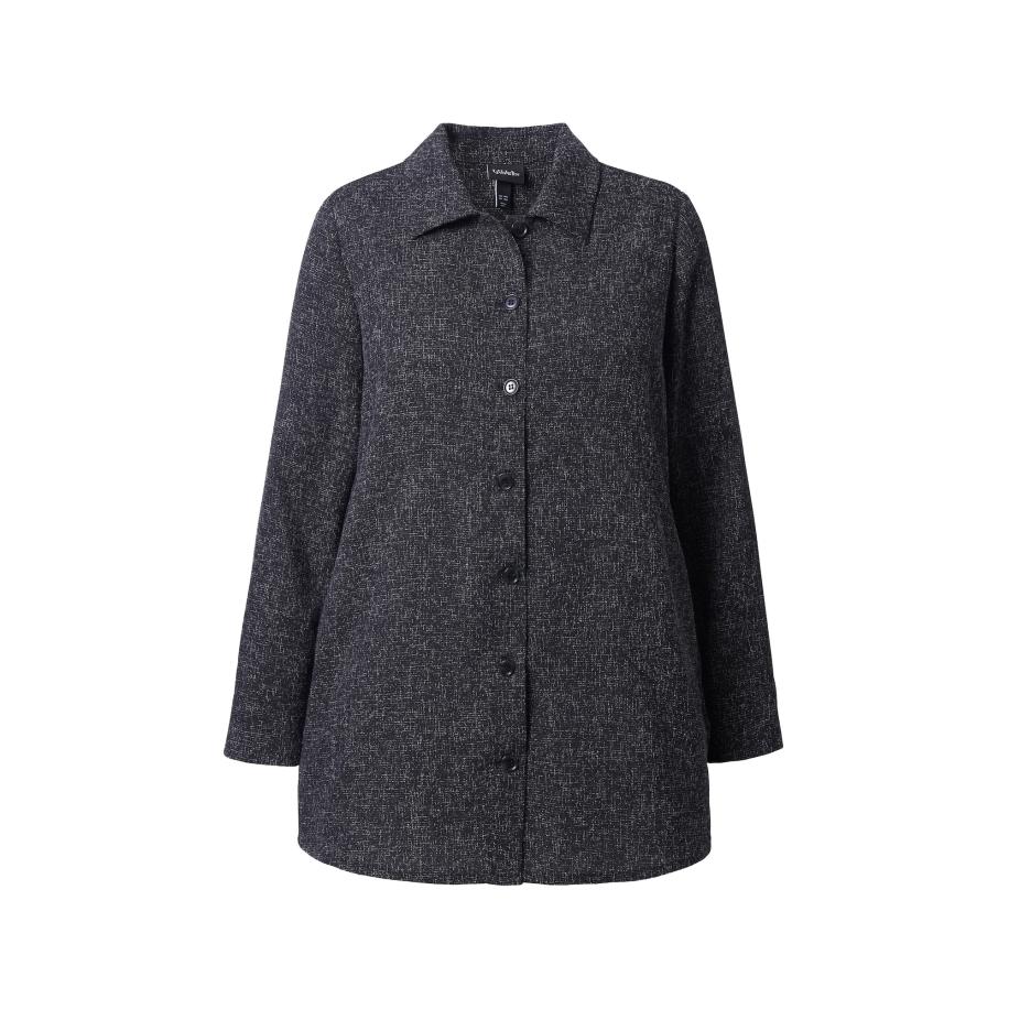 Ulla Popken Ulla Popken Blouse zwart gemêleerd -