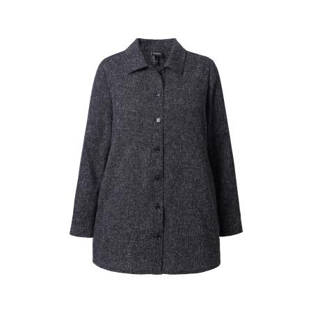 Ulla Popken Ulla Popken Blouse zwart gemêleerd