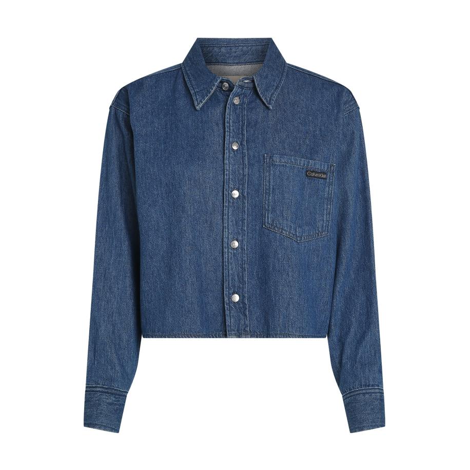 Calvin Klein Calvin Klein Jeans Blouse blauw denim -