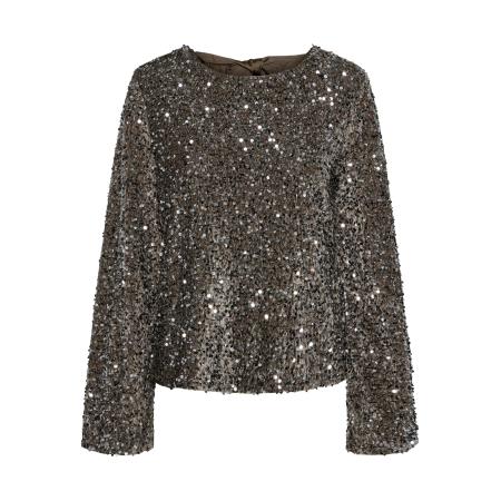 Pieces PIECES Blouse PCKam donkerbruin