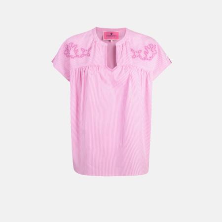 LIEBLINGSSTÜCK LIEBLINGSSTÜCK Blouse Katalina pink / wit
