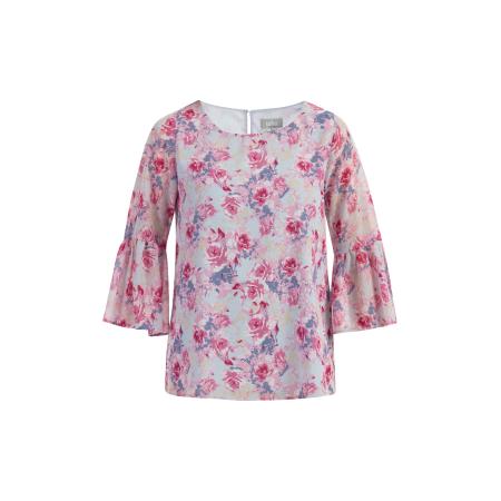 Usha Usha Blouse sand / pastelblauw / pink / lichtroze