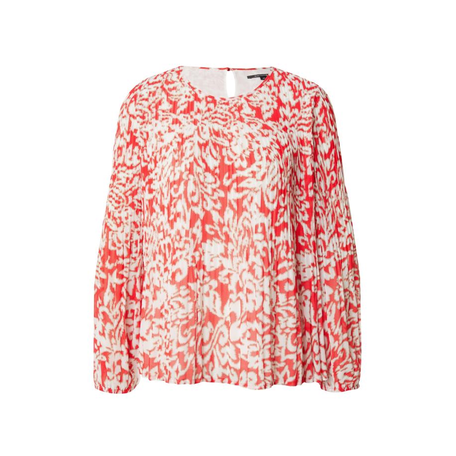Comma COMMA Blouse crème / rood / wit -