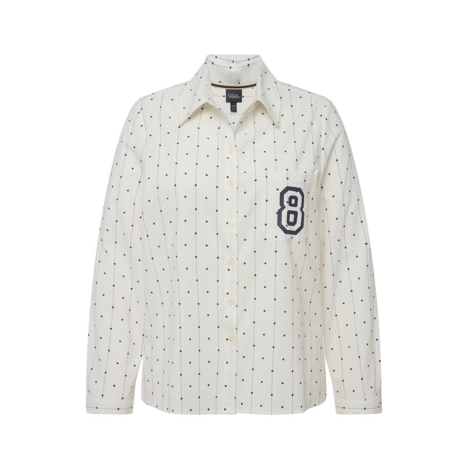 Ulla Popken Ulla Popken Blouse zwart / wit -