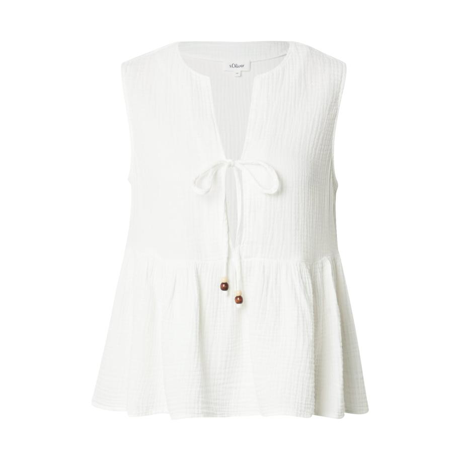 s.Oliver Blouse crème Bruin