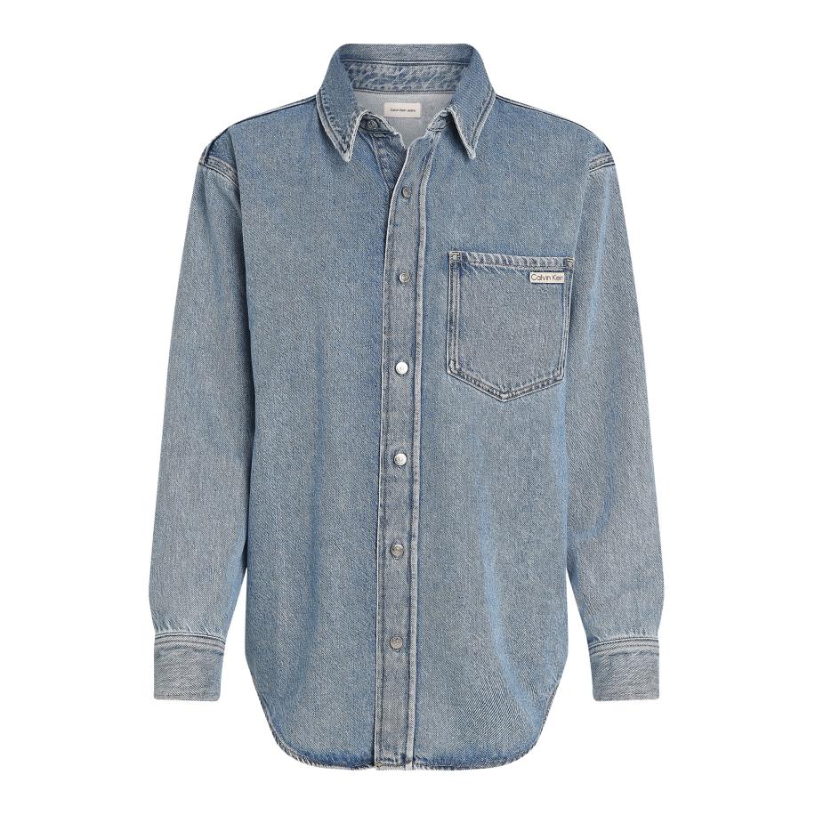 Calvin Klein Calvin Klein Jeans Blouse blauw denim -