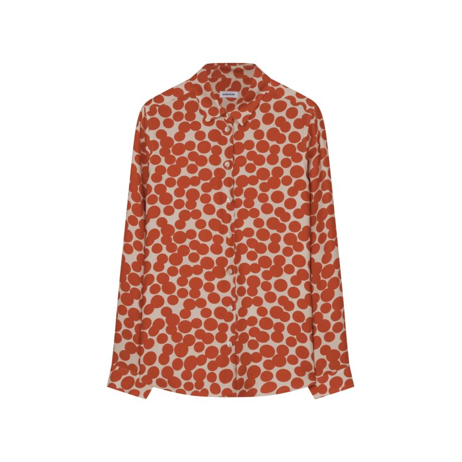 Seidensticker SEIDENSTICKER Blouse beige / donkeroranje -