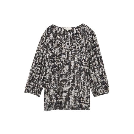 Tom Tailor TOM TAILOR Blouse beige / marine / wit