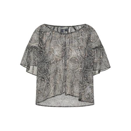 DreiMaster DreiMaster Vintage Blouse beige / zwart / wit