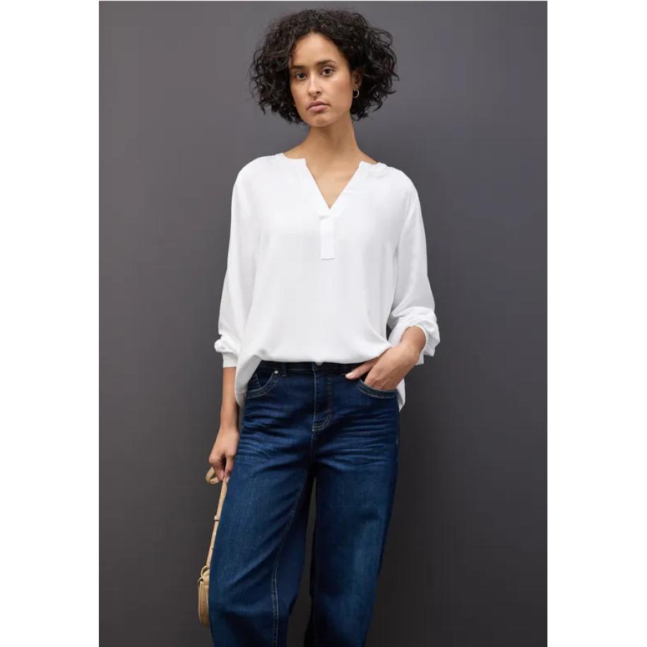 Street One Tuniek met gespleten hals Wit