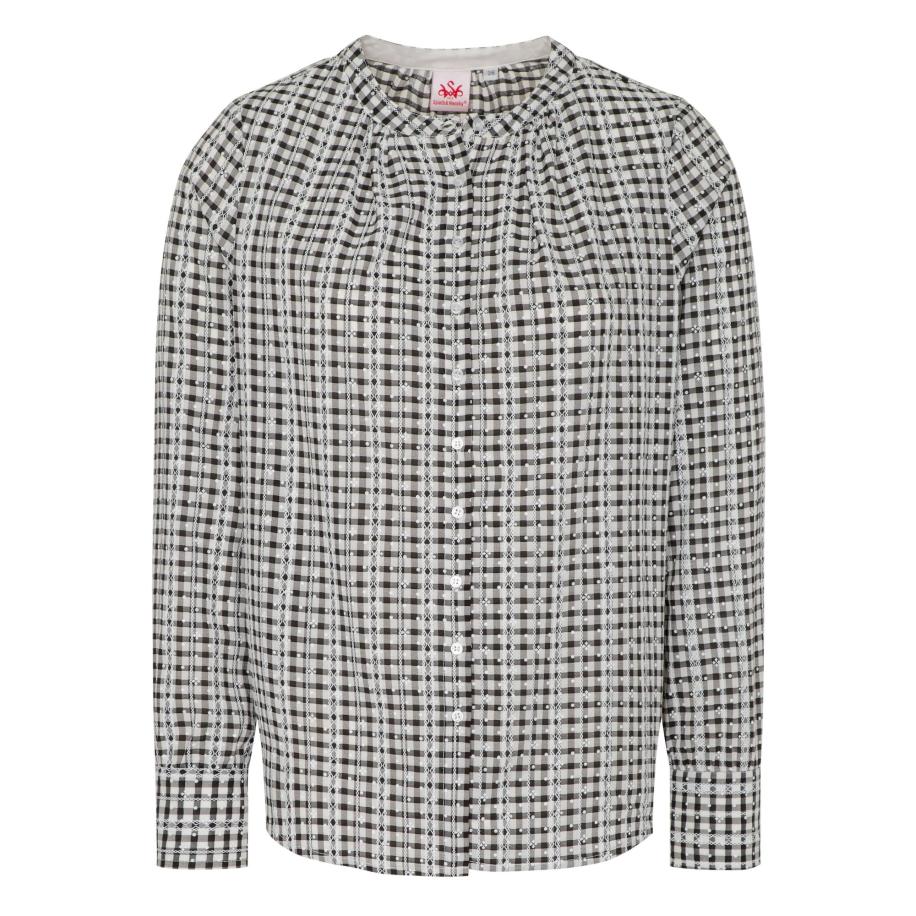 Spieth & Wensky SPIETH & WENSKY Blouse Angela crème / pink / zwart -