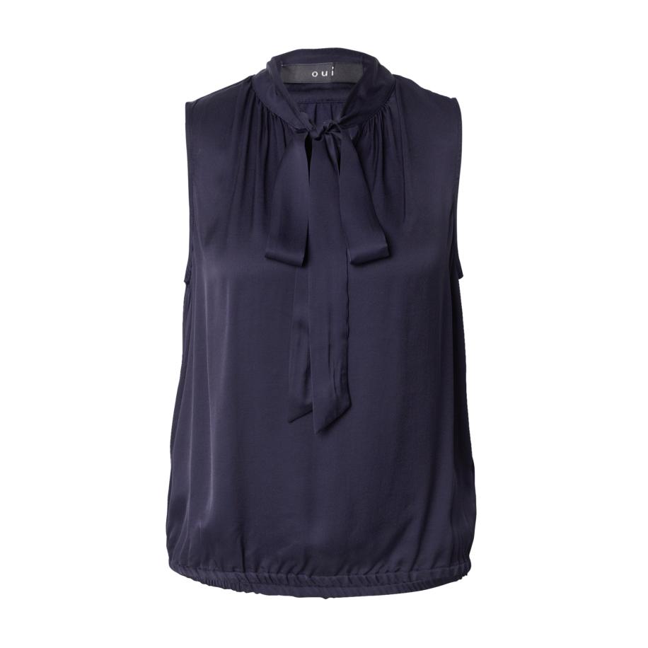 Oui OUI Blouse donkerblauw -