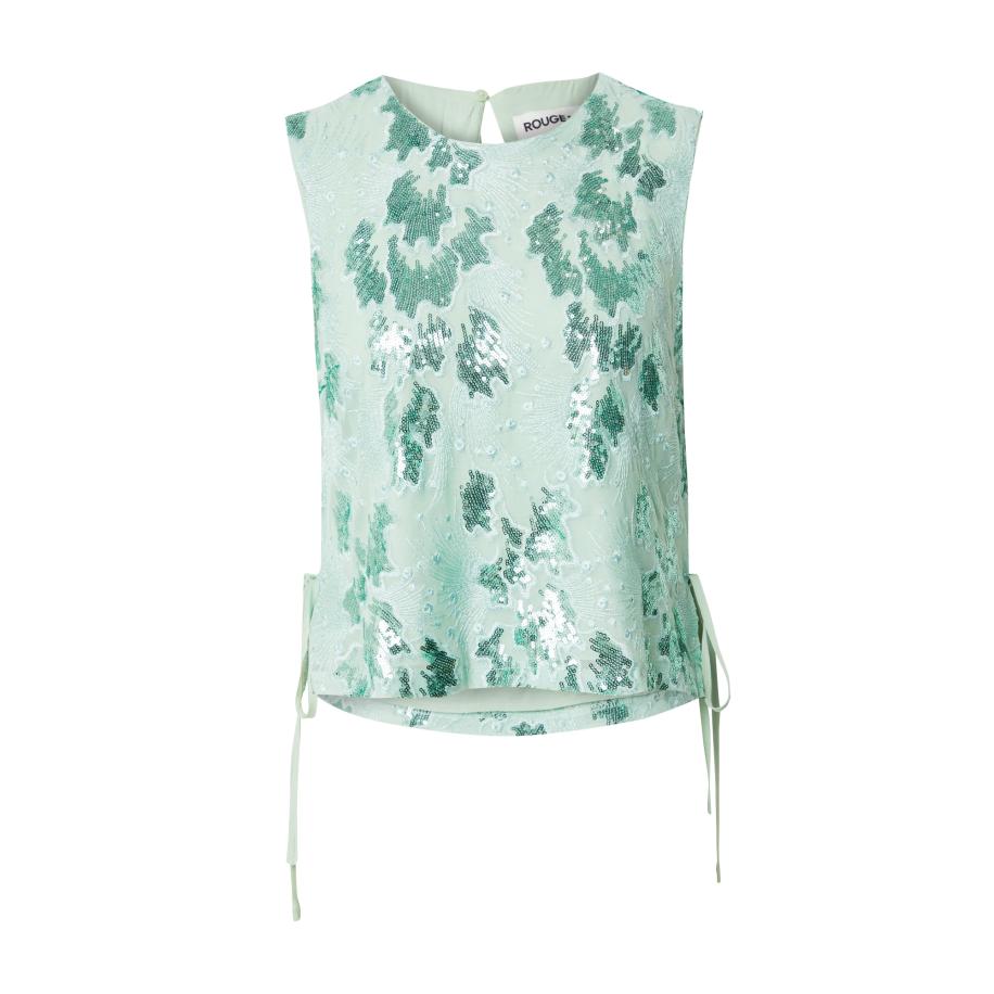VILA ROUGE EDIT VILA ROUGE EDIT Blouse ROUSkylar mintgroen / pastelgroen -