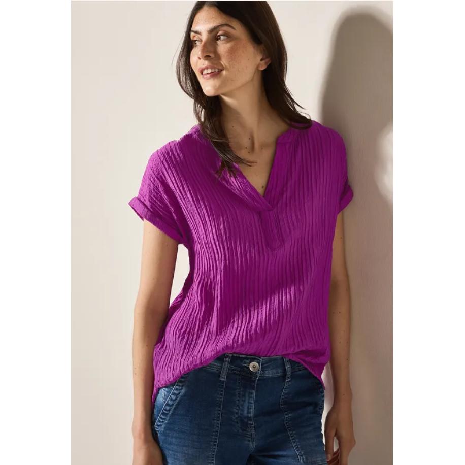 CECIL Gestructureerde blouse Roze