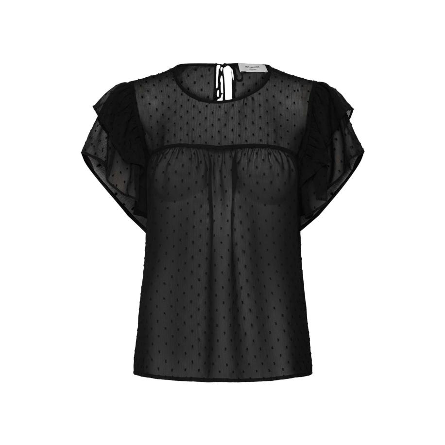 Rosemunde rosemunde Blouse Jamin zwart -