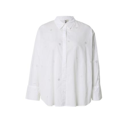 Only ONLY Blouse ONLNEW LINA zilver / wit