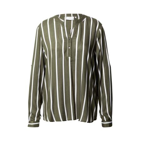 Kaffe Kaffe Blouse KAstridy kaki / wit