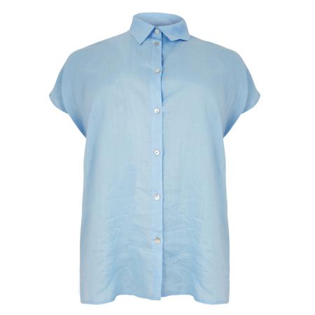 Yoek YOEK Blouse lichtblauw