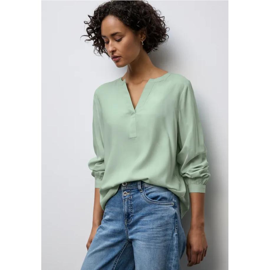 Street One Tuniek met gespleten hals Groen