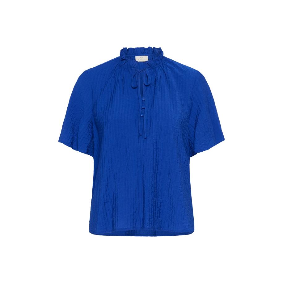 Kaffe Kaffe Blouse KALianna kobaltblauw -