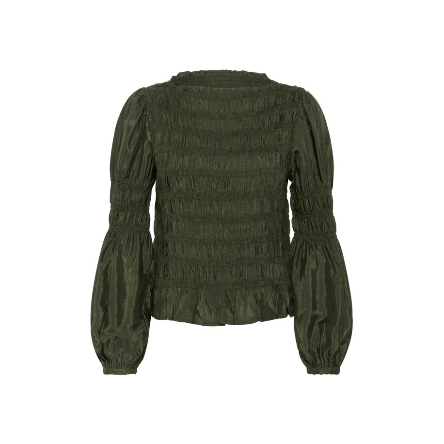 Cream Cream Blouse CRHenva donkergroen -