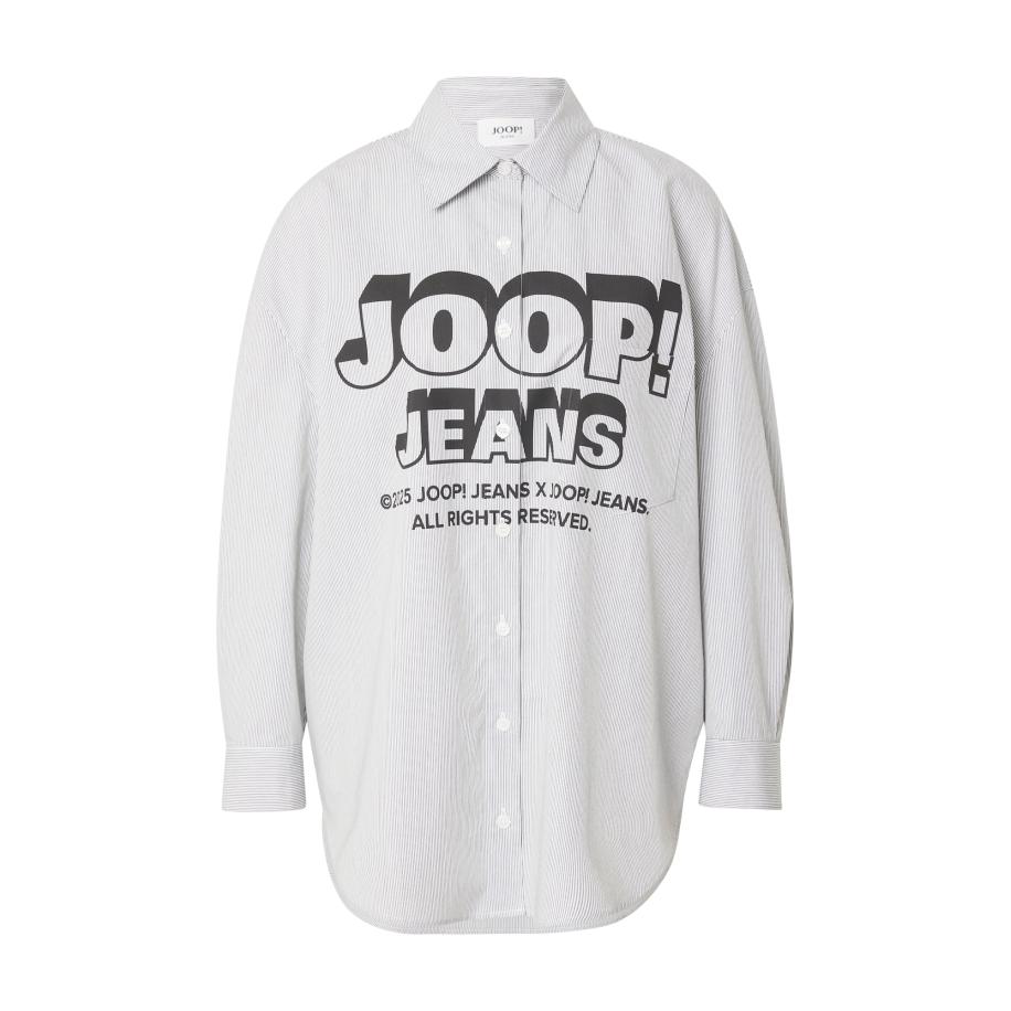 JOOP! Jeans JOOP! Jeans Blouse Brenda grijs / zwart / wit -