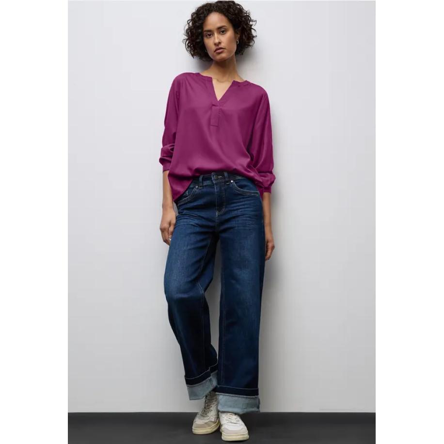 Street One Tuniek met gespleten hals Roze