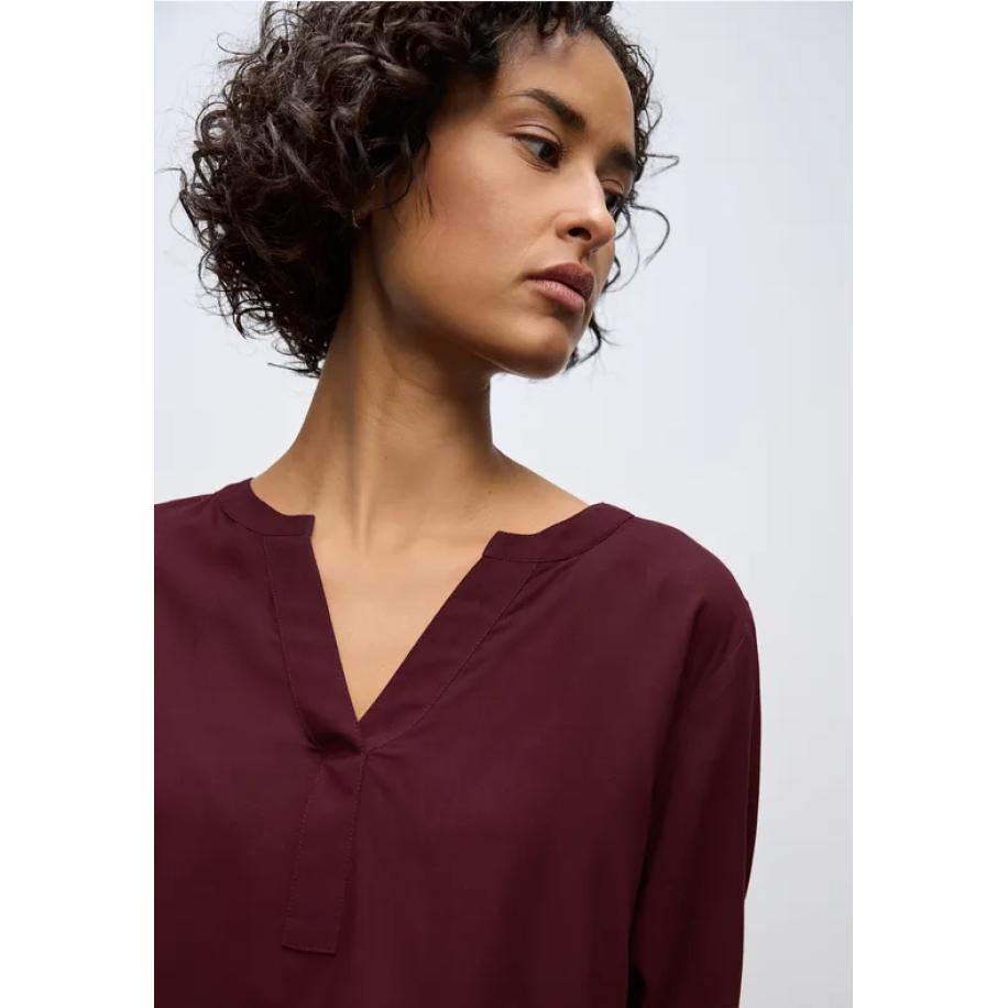 Street One Tuniek met gespleten hals Rood