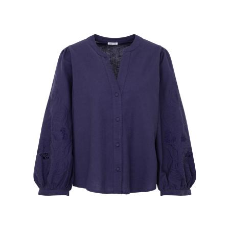 SEIDENSTICKER Blouse Schwarze Rose navy