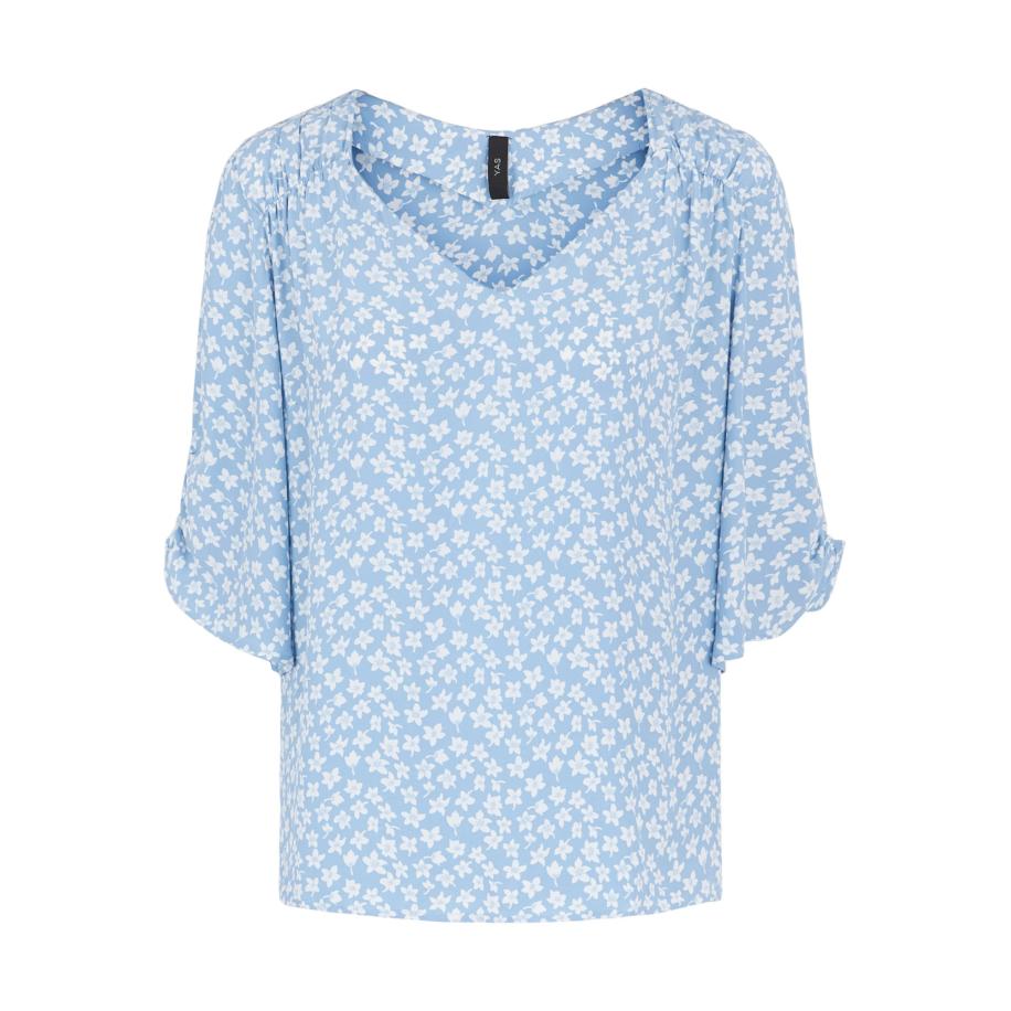 YAS YAS Blouse Lura lichtblauw -
