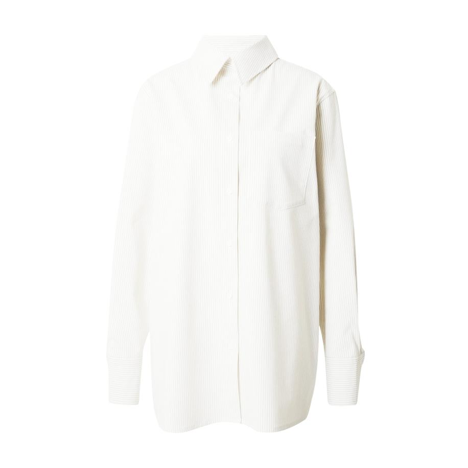 ABOUT YOU ABOUT YOU x Toni Garrn Blouse Eleni donkerbeige / offwhite -